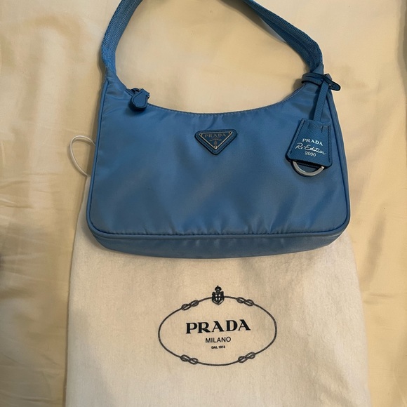 Prada Re-Edition 2000 Mini Bag
Nylon Periwinkle Blue - Picture 4 of 6